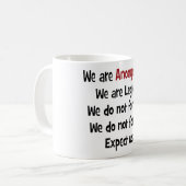 We zijn anonieme koffiemok (Voorkant links)