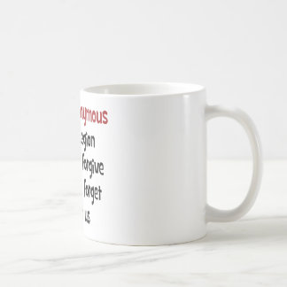 We zijn anonieme koffiemok