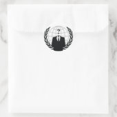 We zijn anonieme ronde sticker (Tas)