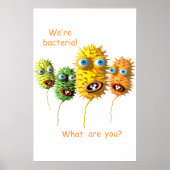 We zijn bacteriën poster (Voorkant)