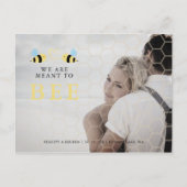 We zijn bedoeld als citaat voor grappige tweetalig aankondigingskaart (Voorkant)