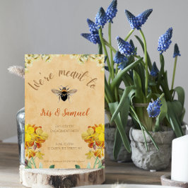 We zijn bedoeld als Yellow Floral Spring  Briefkaart