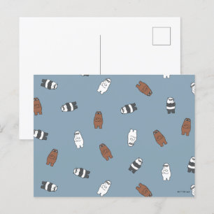 We zijn Beren aan het bakken - Beren van glas Briefkaart