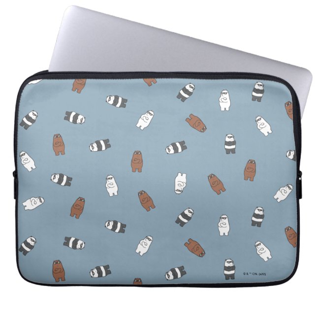 We zijn Beren aan het bakken - Beren van glas Laptop Sleeve (Voorkant)