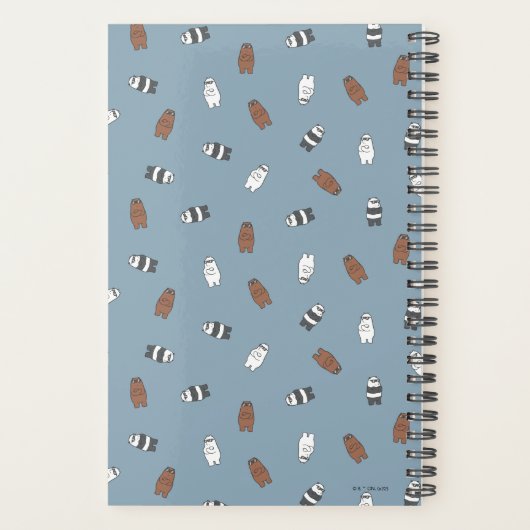 We zijn Beren aan het bakken - Beren van glas Planner (Achterkant)