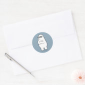 We zijn Beren aan het bakken - Beren van glas Ronde Sticker (Envelop)