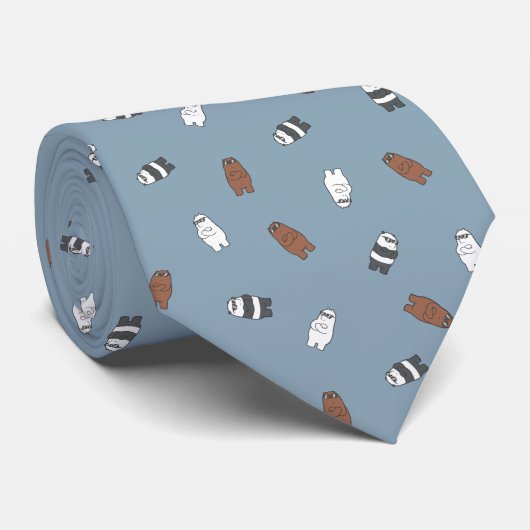 We zijn Beren aan het bakken - Beren van glas Stropdas (Opgerold)