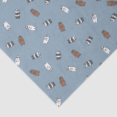 We zijn Beren aan het bakken - Beren van glas Tissuepapier (Detail)