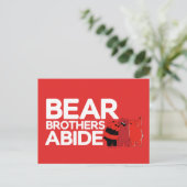 We zijn Beren - Beer Brothers Abide Briefkaart (Staand voorkant)