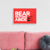 We zijn Beren - Beer Brothers Abide Canvas Afdruk (Insitu (Woonkamer))