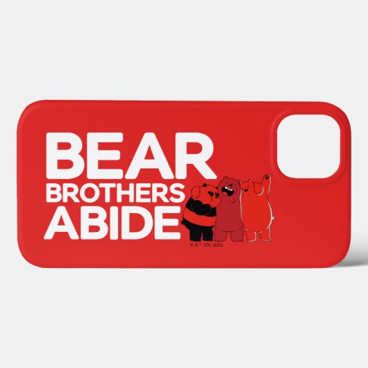 We zijn Beren - Beer Brothers Abide Case-Mate iPhone Case (Achterkant (horizontaal))