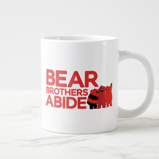 We zijn Beren - Beer Brothers Abide Grote Koffiekop (Rechts)