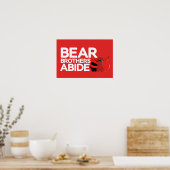 We zijn Beren - Beer Brothers Abide Poster (Keuken)
