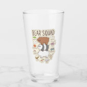 We zijn Beren - Beer Squad Journal Graphic Glas (Voorkant)