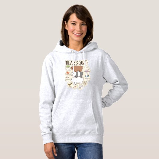 We zijn Beren - Beer Squad Journal Graphic Hoodie (Voorkant volledig)