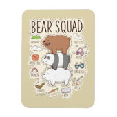 We zijn Beren - Beer Squad Journal Graphic Magneet (Verticaal)