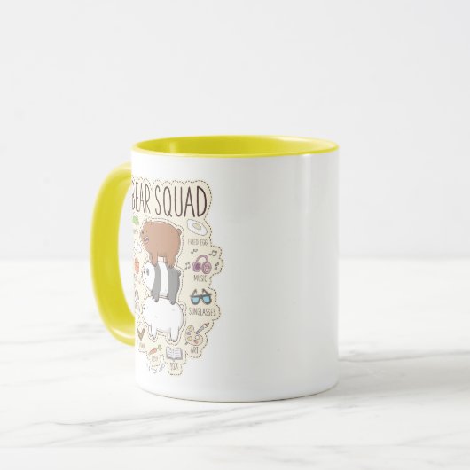 We zijn Beren - Beer Squad Journal Graphic Mok (Voorkant links)