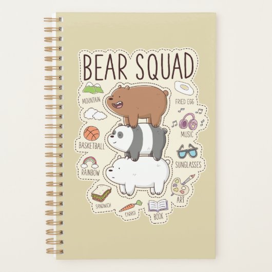 We zijn Beren - Beer Squad Journal Graphic Planner (Voorkant)