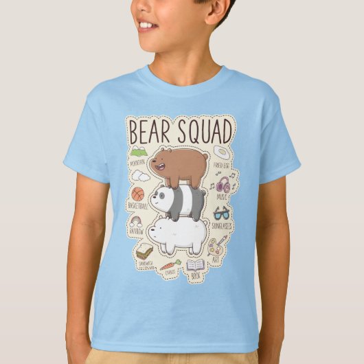 We zijn Beren - Beer Squad Journal Graphic T-shirt (Voorkant)