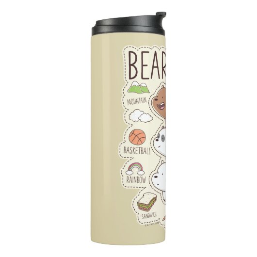 We zijn Beren - Beer Squad Journal Graphic Thermosbeker (Gedraaid links)