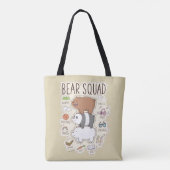 We zijn Beren - Beer Squad Journal Graphic Tote Bag (Achterkant)