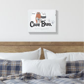 We zijn Beren - Cave Bros. Vertegenwoordiger Canvas Afdruk (Insitu (Slaapkamer))