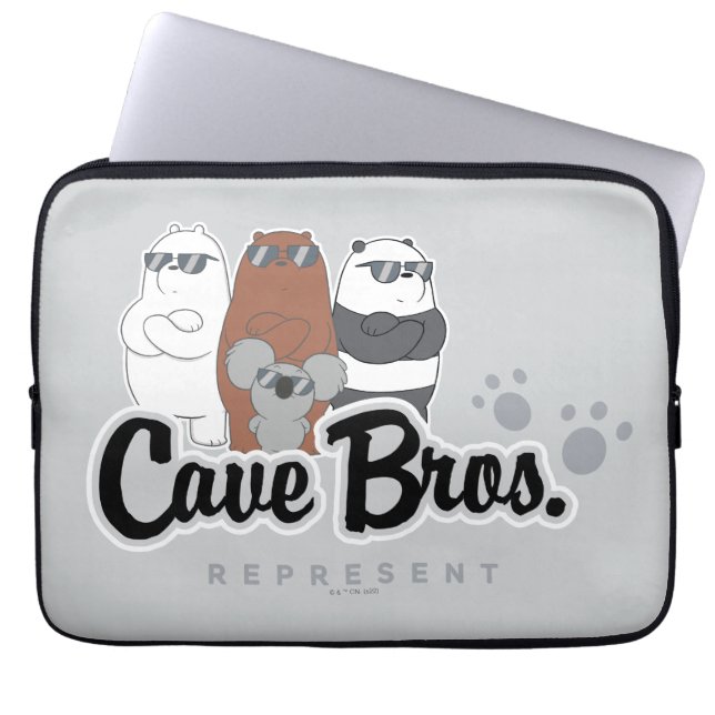 We zijn Beren - Cave Bros. Vertegenwoordiger Laptop Sleeve (Voorkant)