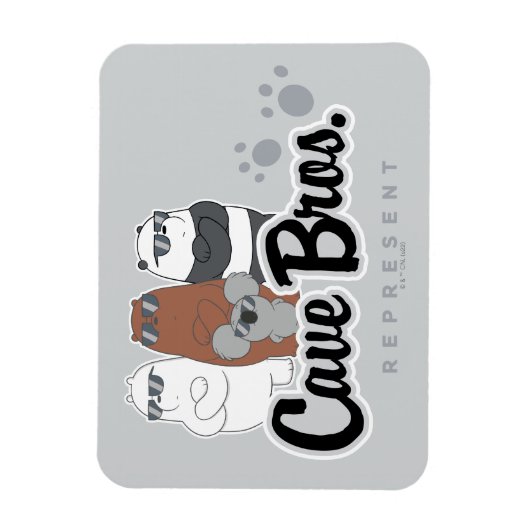 We zijn Beren - Cave Bros. Vertegenwoordiger Magneet (Verticaal)