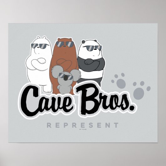 We zijn Beren - Cave Bros. Vertegenwoordiger Poster (Voorkant)