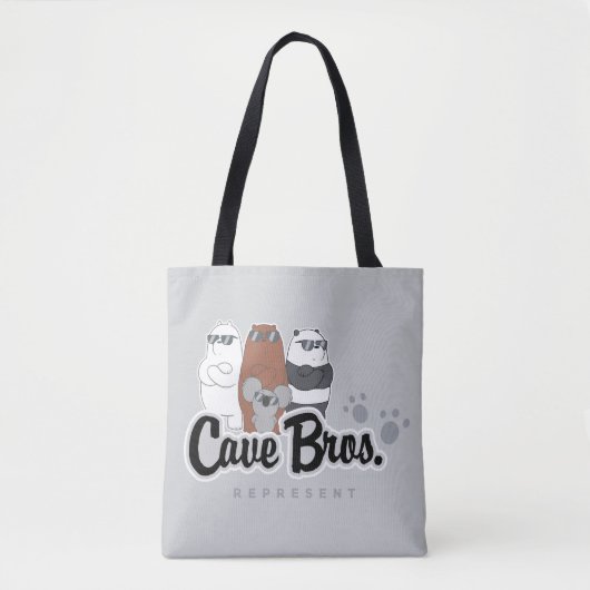 We zijn Beren - Cave Bros. Vertegenwoordiger Tote Bag (Voorkant)