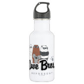 We zijn Beren - Cave Bros. Vertegenwoordiger Waterfles (Voorkant)