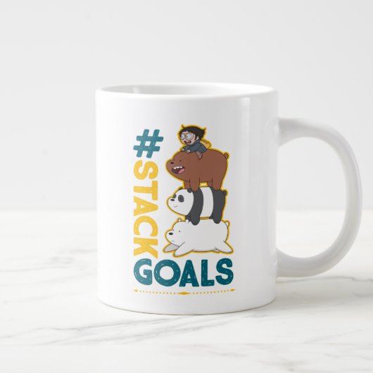 We zijn Beren en Chloe - #StackGoals Grote Koffiekop (Rechts)