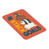 We zijn Beren en Chloe - #StackGoals Magneet (Rechterzijde)