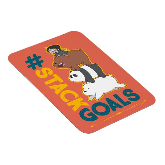 We zijn Beren en Chloe - #StackGoals Magneet (Rechterzijde)