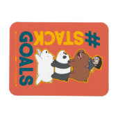 We zijn Beren en Chloe - #StackGoals Magneet (Horizontaal)