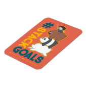 We zijn Beren en Chloe - #StackGoals Magneet (Linkerzijde)