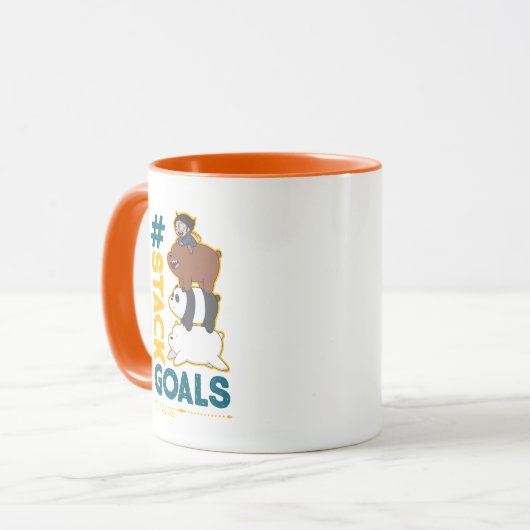 We zijn Beren en Chloe - #StackGoals Mok (Voorkant links)