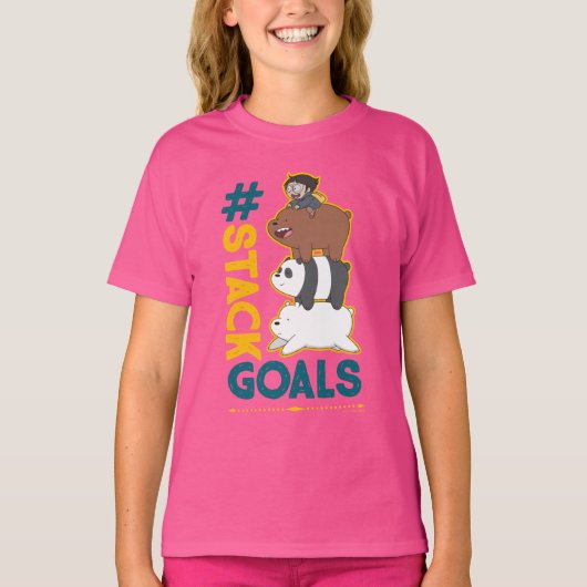 We zijn Beren en Chloe - #StackGoals T-shirt (Voorkant)