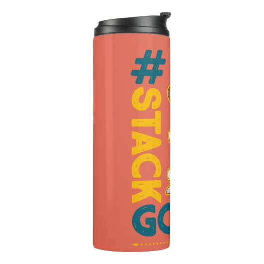 We zijn Beren en Chloe - #StackGoals Thermosbeker (Gedraaid links)