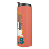 We zijn Beren en Chloe - #StackGoals Thermosbeker (Geroteerd rechts)