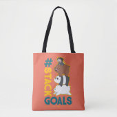 We zijn Beren en Chloe - #StackGoals Tote Bag (Voorkant)