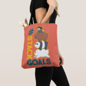 We zijn Beren en Chloe - #StackGoals Tote Bag (Dichtbij)