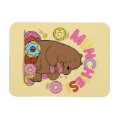 We zijn Beren, Grizz Donut Munchies. Magneet (Horizontaal)