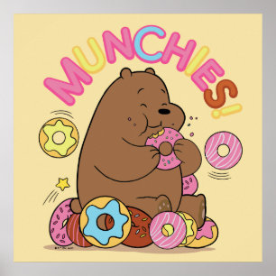 We zijn Beren, Grizz Donut Munchies. Poster