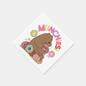 We zijn Beren, Grizz Donut Munchies. Servet (Hoek)