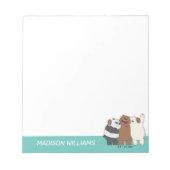 We zijn Beren Group Hug Notitieblok (Voorkant)