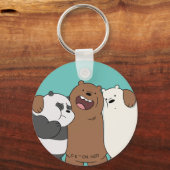 We zijn Beren Group Hug Sleutelhanger (Voorkant)