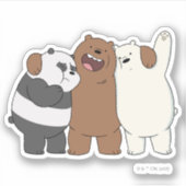 We zijn Beren Group Hug Sticker (Voorkant)