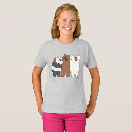 We zijn Beren Group Hug T-shirt (Voorkant volledig)