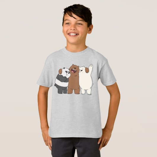 We zijn Beren Group Hug T-shirt (Voorkant volledig)